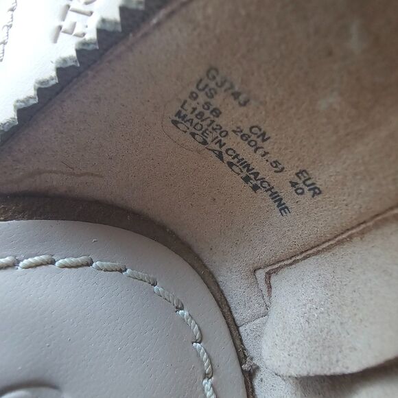 Coach Via Demi Wedge Sandals US 9.5B Brown Suede Lace-Up Gladiator Tassel - Picture 7 of 9